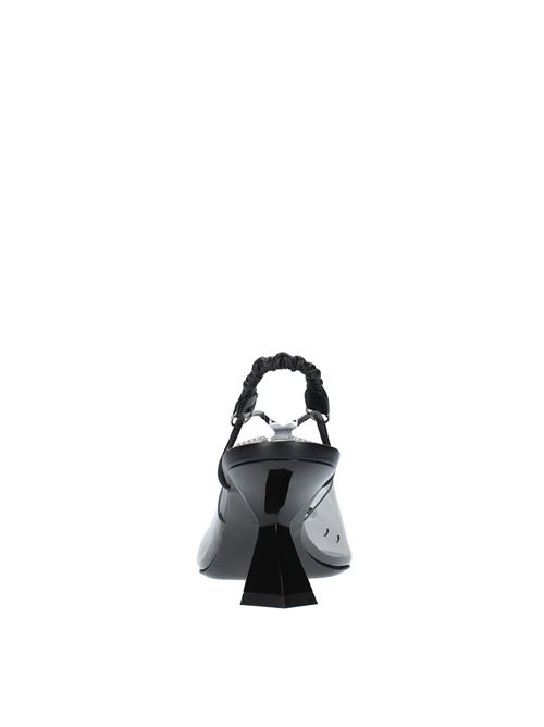 Décolleté Slingback in nappa e pvc. NENSI DOJAKA | ND40011A 17023NERO